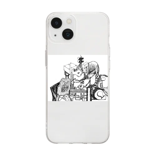 海上刑務所 Soft Clear Smartphone Case