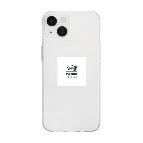 プレミアムパンダ Soft Clear Smartphone Case