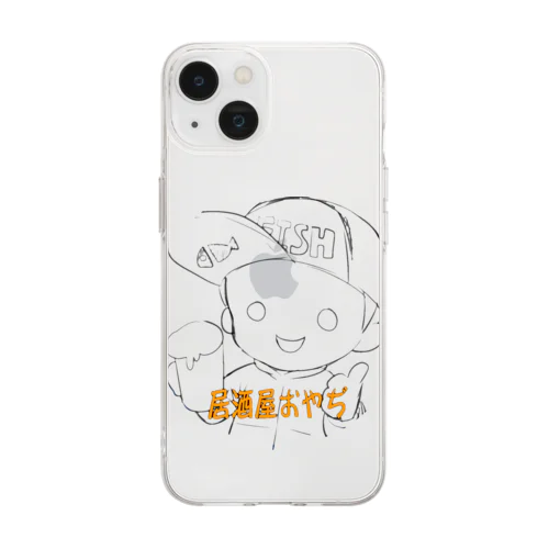 居酒屋オヤヂのゆるキャラスマホケース Soft Clear Smartphone Case