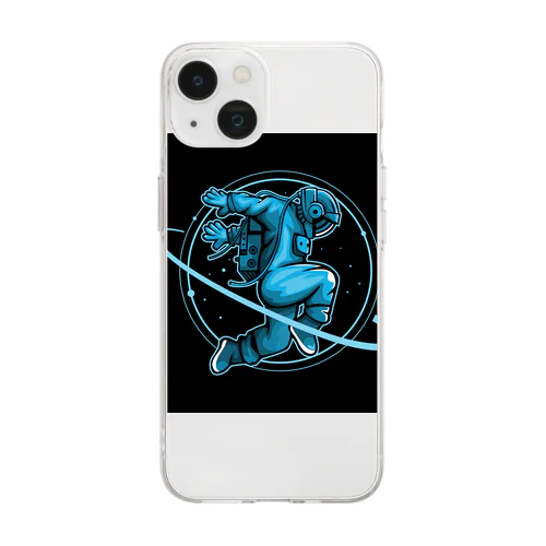 astronaut Soft Clear Smartphone Case