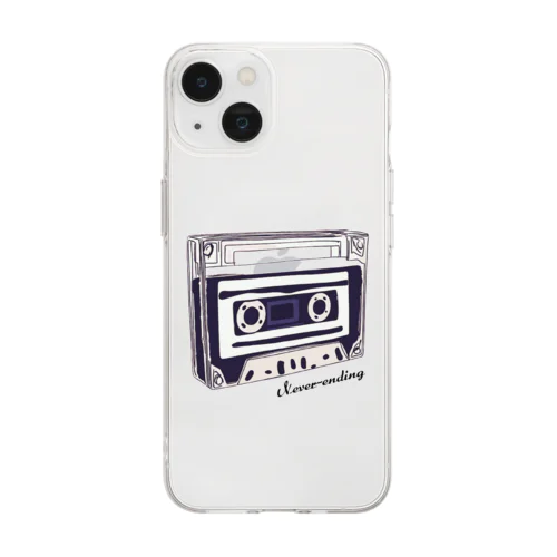 インディーズディストロ「Never-Ending MUSIC」グッズ Soft Clear Smartphone Case