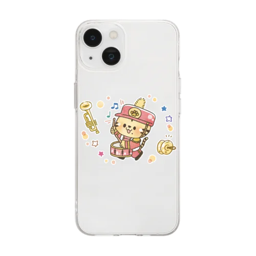 マーチングなおっとらちゃん Soft Clear Smartphone Case