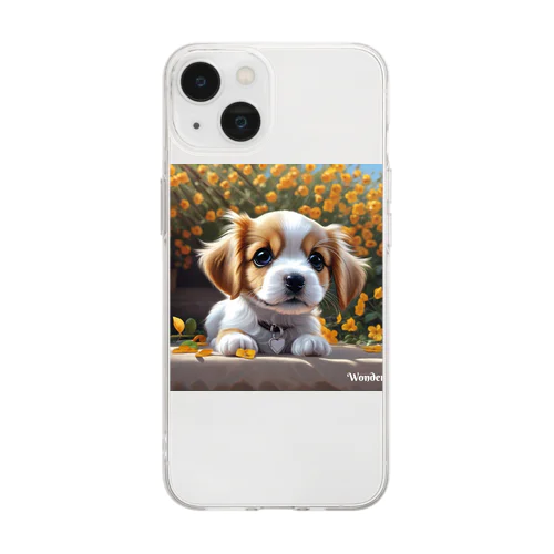 可愛すぎるわんちゃん可愛い🐶 Soft Clear Smartphone Case