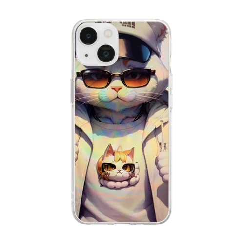 ドラ猫ギャング Soft Clear Smartphone Case