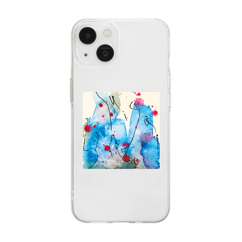 23億回 Soft Clear Smartphone Case