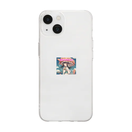 なま子ちゃん Soft Clear Smartphone Case