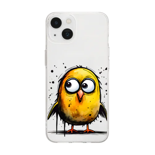 "How are you, little bird?" Soft Clear Smartphone Case