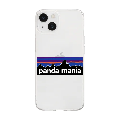 panda mania（パンダマニア） ソフトクリアスマホケース