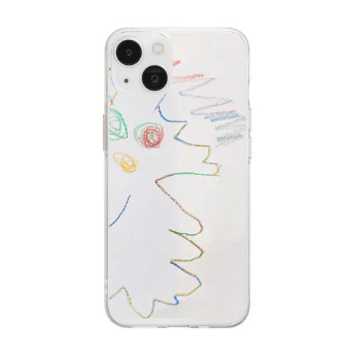 みのむしくん Soft Clear Smartphone Case