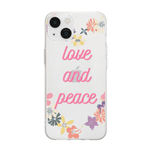 loveandpeace Soft Clear Smartphone Case