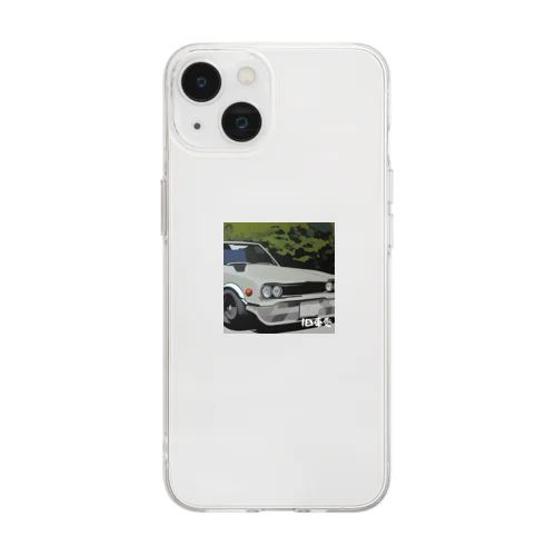 かっこいい車シリーズ　ハコスカっぽい Soft Clear Smartphone Case