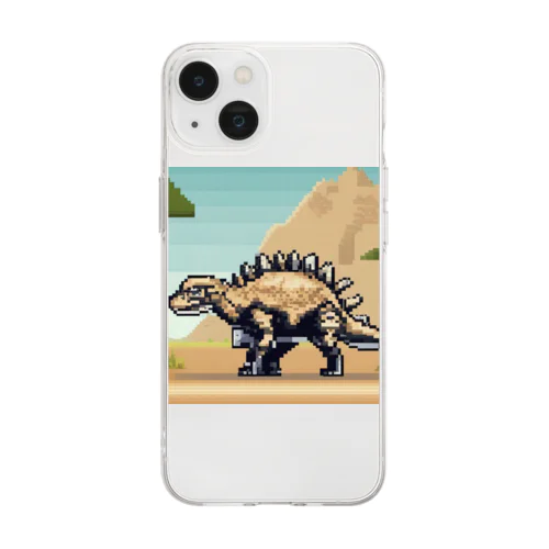 恐竜⑨ Soft Clear Smartphone Case