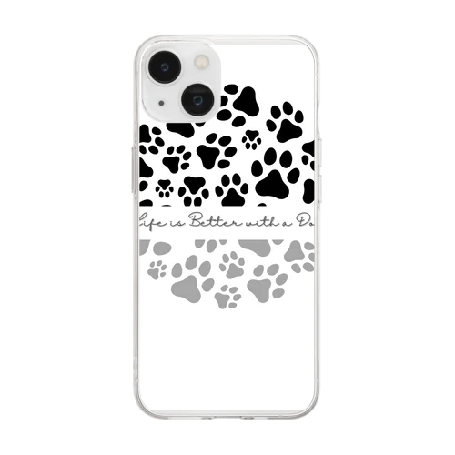 肉球 Soft Clear Smartphone Case