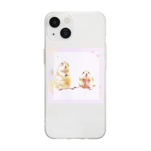 キュートなジリス　＊スイート＊ Soft Clear Smartphone Case