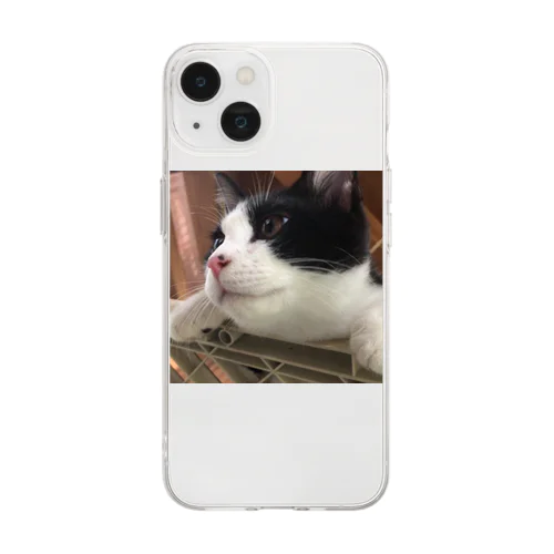 【子猫譲渡】ボスくん♂ Soft Clear Smartphone Case