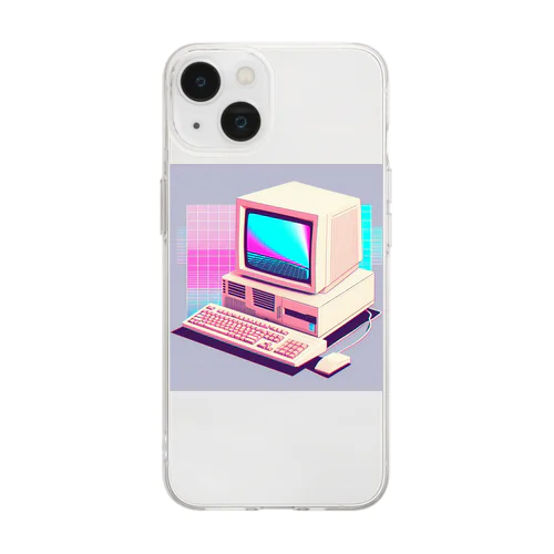 懐かしい90年代のコンピューター④ Soft Clear Smartphone Case