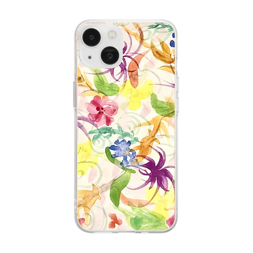 coco Flower Soft Clear Smartphone Case