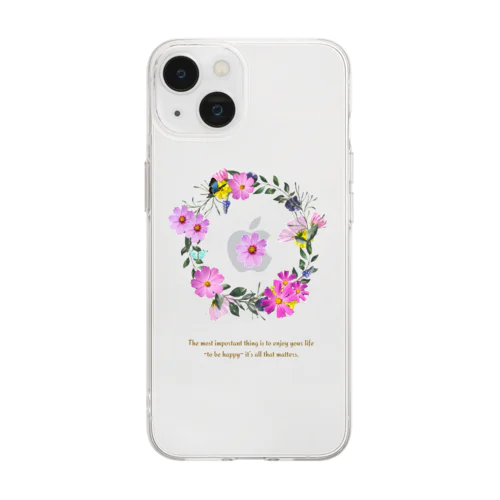 乙女の真心 Soft Clear Smartphone Case