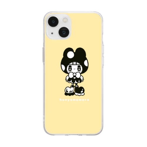 ほにょもめら Soft Clear Smartphone Case