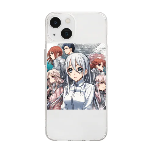 美少女リーダーグッズ Soft Clear Smartphone Case