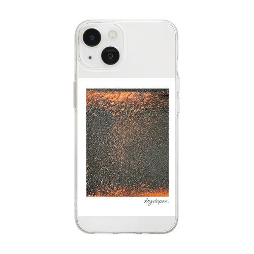 【表全焦げver】shockpan (ショックパン) Soft Clear Smartphone Case
