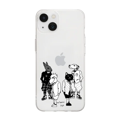 animals Soft Clear Smartphone Case