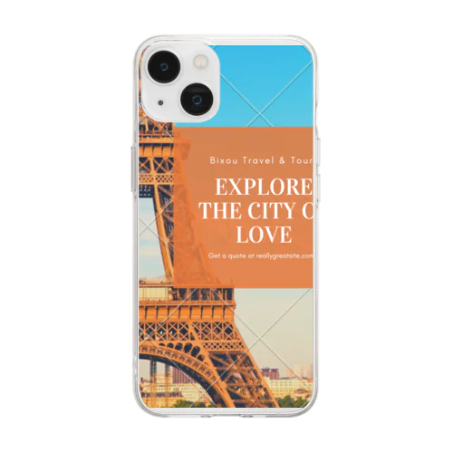 PARIS, FRANCE Soft Clear Smartphone Case