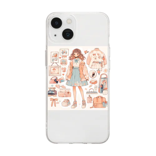 しずくちゃん Soft Clear Smartphone Case