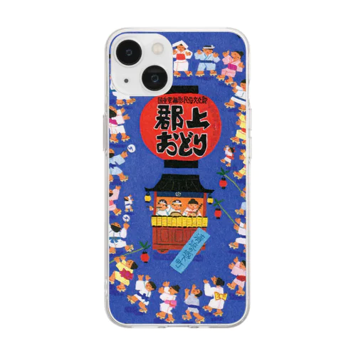 郡上踊 Soft Clear Smartphone Case