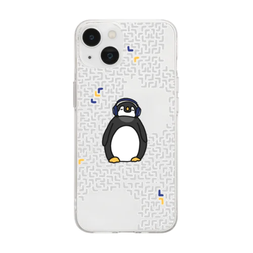 ペンギンのスマホケース Soft Clear Smartphone Case