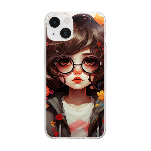 きのこの子ども002 Soft Clear Smartphone Case