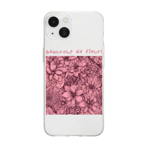 サクラ色の花園 Soft Clear Smartphone Case
