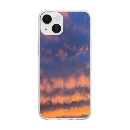 秋の空 Soft Clear Smartphone Case