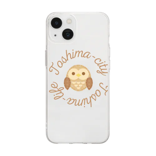 としまらいふ Soft Clear Smartphone Case