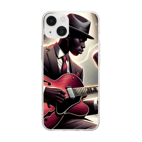 blues Soft Clear Smartphone Case