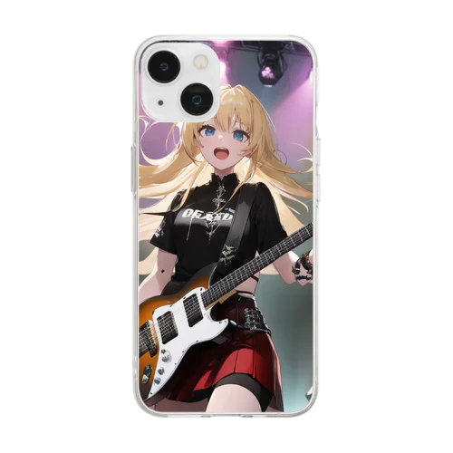 バンドガール Soft Clear Smartphone Case