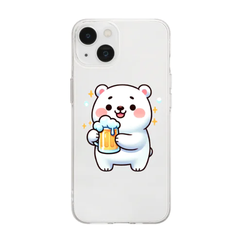 くまどん君 Soft Clear Smartphone Case