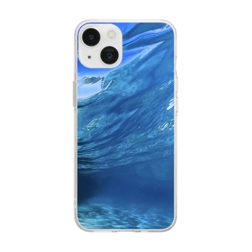 Blue ocean Soft Clear Smartphone Case