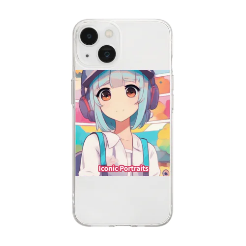 季節をテーマにした美しいイラスト Soft Clear Smartphone Case