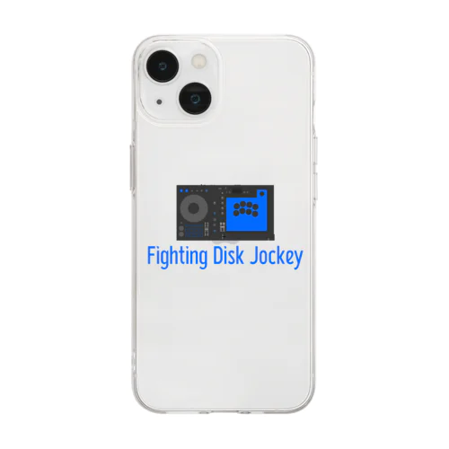 Fighting Disk Jockey Soft Clear Smartphone Case