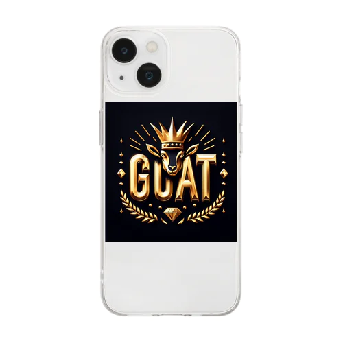 greatest of all time（山羊） Soft Clear Smartphone Case