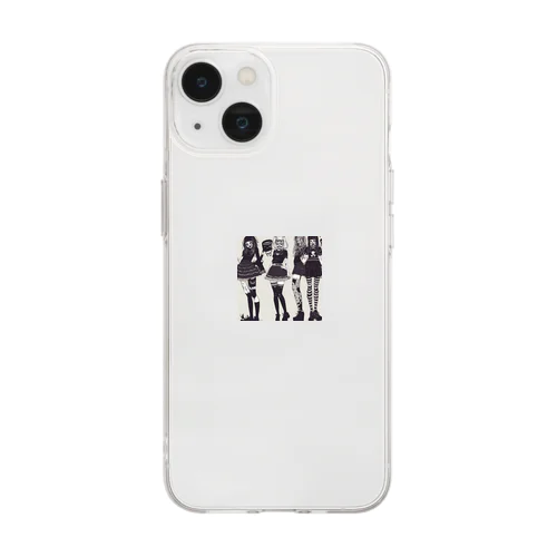 キモ＆キュート Soft Clear Smartphone Case