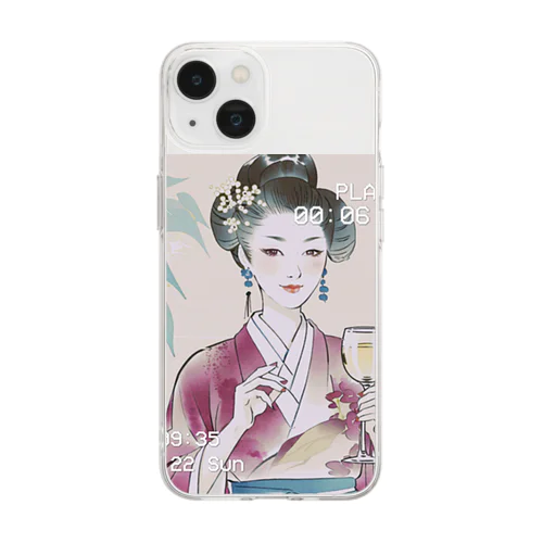 ワインの記録 Soft Clear Smartphone Case