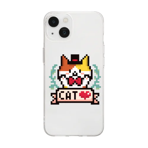 CAT♡ Soft Clear Smartphone Case