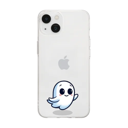 おばけのノノくん Soft Clear Smartphone Case