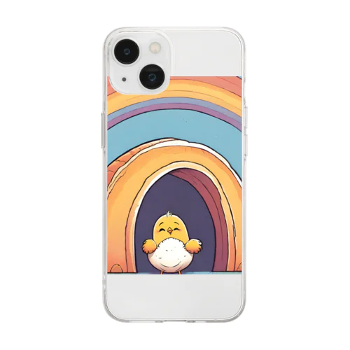 "Positive Thinking" Soft Clear Smartphone Case