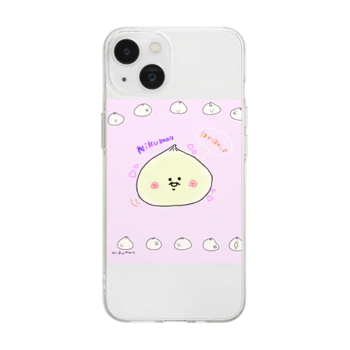 肉まん君 Soft Clear Smartphone Case