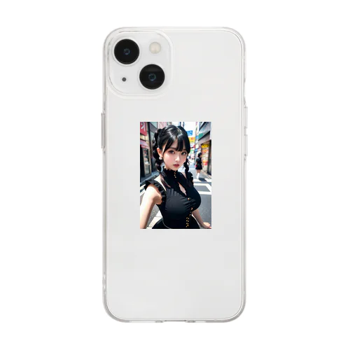 コスプレ美女 Soft Clear Smartphone Case