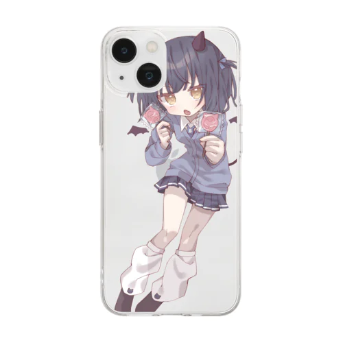 はろうぃんえゆちゃん Soft Clear Smartphone Case