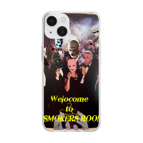 Welcome to Smokers room Soft Clear Smartphone Case